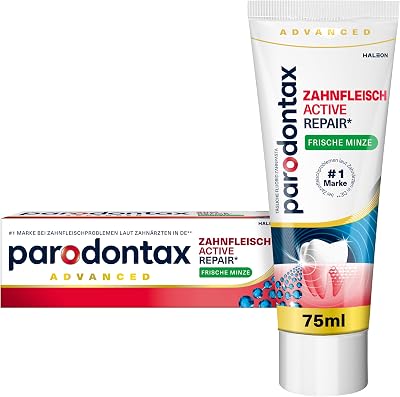 Active Gum Repair* Pasta de Dentes com Flúor, 1 x 75ml, Pasta de dentes para gengivas mais saudáveis desde a primeira semana**