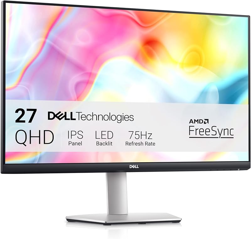 Dell S2722DC 27 Inch QHD USB-C IPS Monitor 99% sRGB Wide Viewing Angle