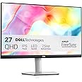 Dell S2722DC Monitor - 27-inch WQHD (2560x1440) 75Hz 4Ms Display, AMD FreeSync, Built in Speaker, USB Type-C Connectivity, Height/Pivot/Swivel/Tilt Adjust - Platinum Silver