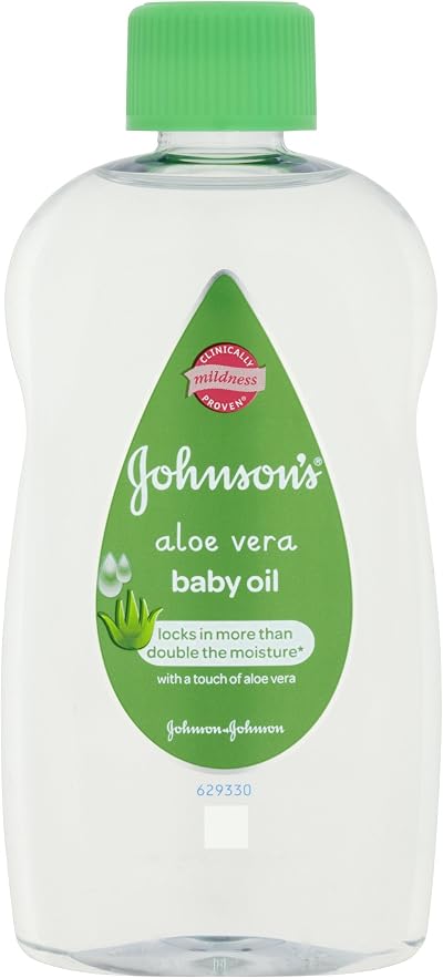 Johnson's Baby Oil with Aloe Vera 300 ml Pack of 6