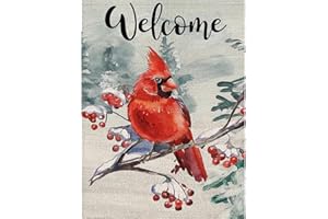 FUINKQE Christmas Diamond Painting Kits for Adults,Christmas Cardinal Diamond Art for Adults Beginners,Christmas Bird Diamond Art Kits for Adults, Full Drill Diamond Dotz Gem Art for Home Wall Decor