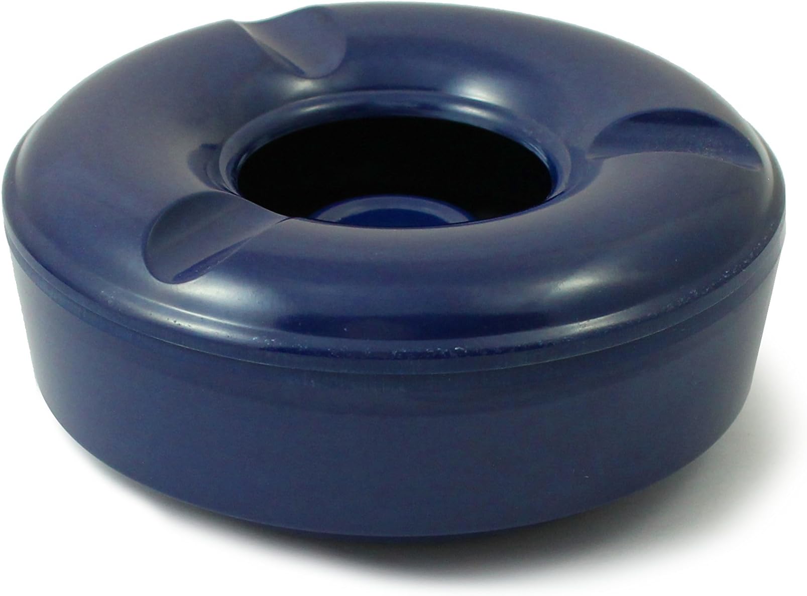 Cartaffini Windproof Melamine Ashtray with Lid - Color: Blue