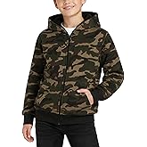 Coney Island Boys Hoodies - Cozy Soft Fleece Sherpa Lined Zip Up Hoodie Sweatshirt for Boys - Size Up for Ideal Fit