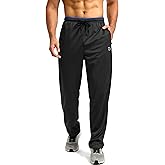G Gradual Men's Sweatpants Mesh Lightweight with Zip Pockets Breathable Quick Dry Athletic Pants for Workout Running