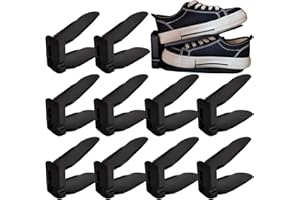 Shoe Slots Organizer, Shoe Stackers Space Saver, Adjustable Double Layer Stack Shoe, Take Up Less Space & Organize More Shoes