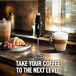 ElitaPro Powerful Milk Frother Wand - Handheld