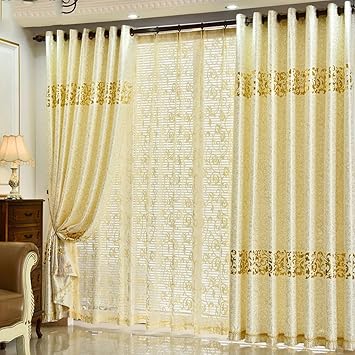 Amazon Com Kcwasd Blackout Eyelet Curtains Super Soft
