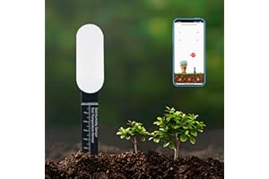 Smart Moisture Meter: Zigbee Soil Tester with Temperature Sensor, Plant Moisture Meter with Remote App and Historical Record,