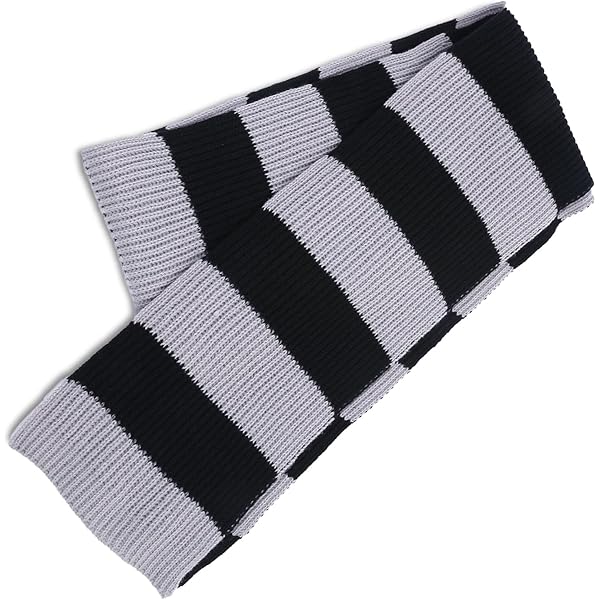 VIVIAN & VINCENT Fall Winter Ultra Soft Knit Striped Scarf
