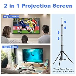 Projector Screen Tripod Stand 100 inch,Indoor
