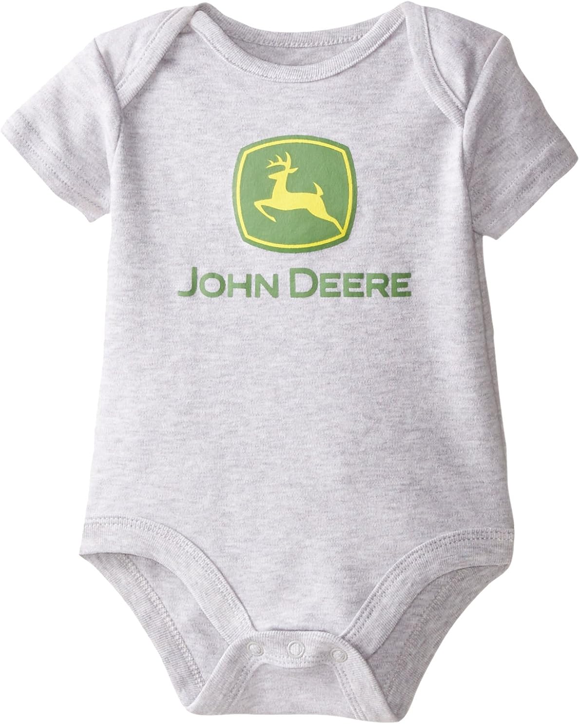 John Deere Baby Boys' Newborn Trademark Bodyshirt, Heather