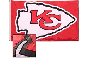 WinCraft Kansas City Chiefs Embroidered Nylon Flag
