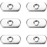 Kayak Track Nuts, T Nut for T Track/Rail, 1/2" Wide, 1/4-20 Threads, Kayak Fishing Accessories Hardware Screws T-Slot Nut 6 Pack
