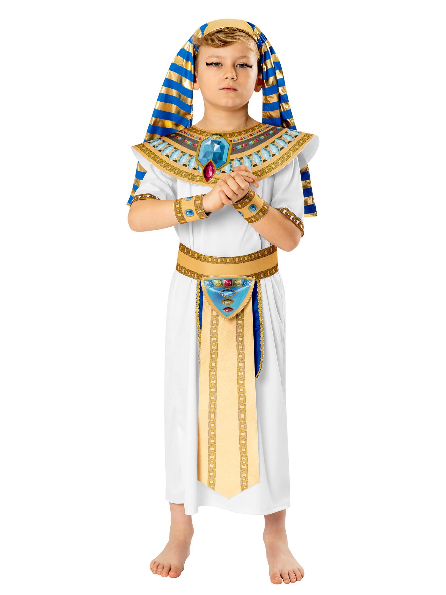 Forum White Pharaoh Boy, Age 3-4 Years Halloween