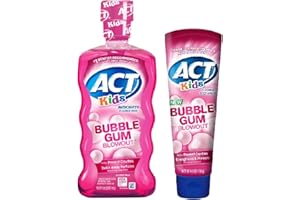 CAT ACT Kids Bubblegum Blowout Mouthwash and Toothpaste