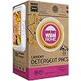 WBM Home Laundry Detergent Pods, 32 Count | Amber Fall Fragrance | 10 in 1 Laundry pods Detergent Ultra Power Cleaning with Plant-Based Scent, Extra Protection With 4D Stain Remover