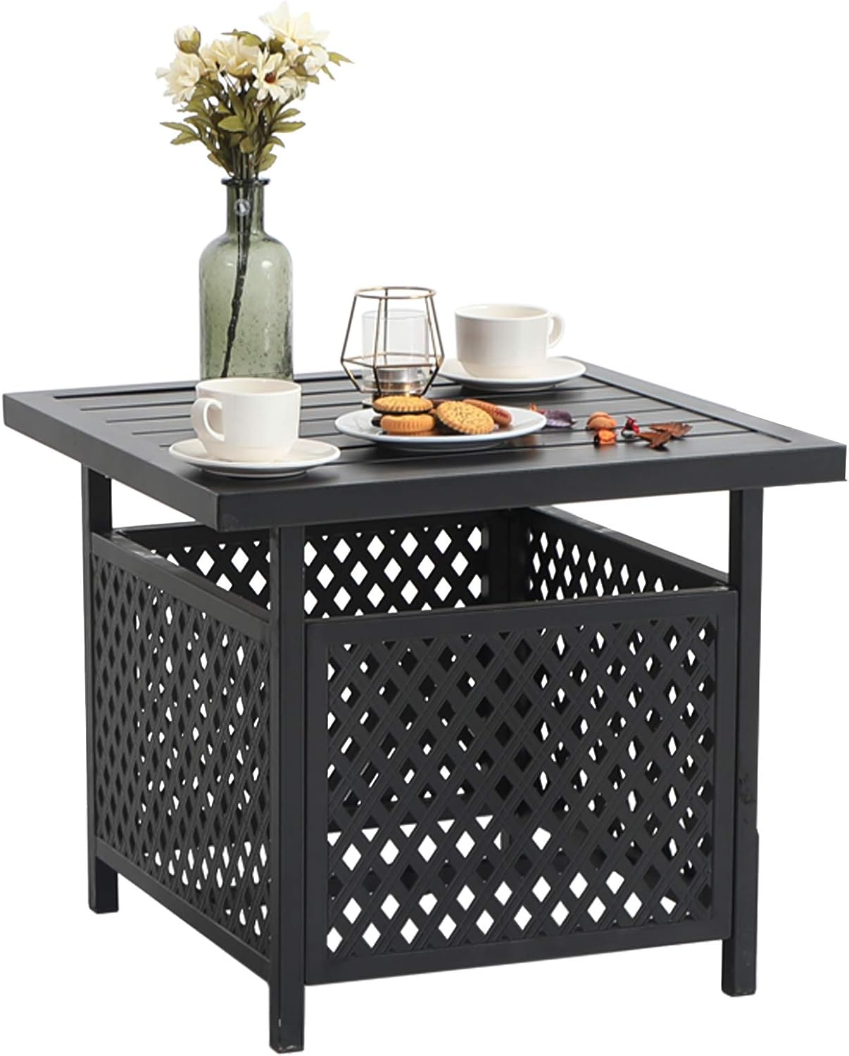 Outdoor Garden Table Foldable Coffee Table Small Round Patio Table Transparent Phi Villa Folding Side Table Garden Furniture Accessories Garden Outdoors Chefhouseresort Com Np