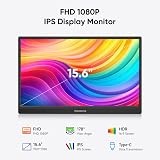 Dopesplay 15.6 inch Portable Monitor 1080P IPS USB-C HDMI Travel Display view 3
