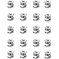 Cam Locks for Furniture 20 PCs, 15 x 9.5 mm Furniture Cam Lock Fasteners Compitable with IKEA Hardware Parts, Eccentric Wheels Repair Spare Parts Nut & Bolt Assortment Sets (15x9MM)