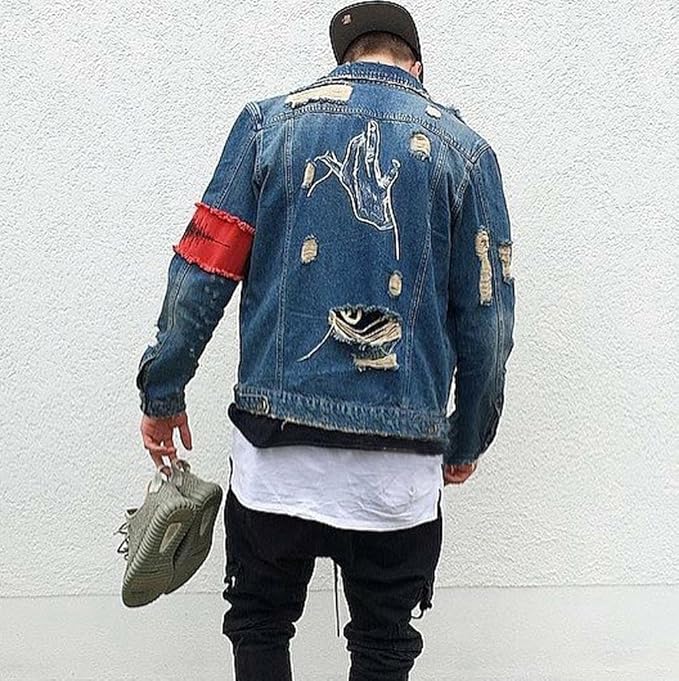 rugged denim jacket
