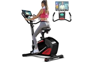 HARISON Magnetic Exericse Bike with Bluetooth, Upright Exercise Bike Stationary Bikes for Home 350 lbs Capacity