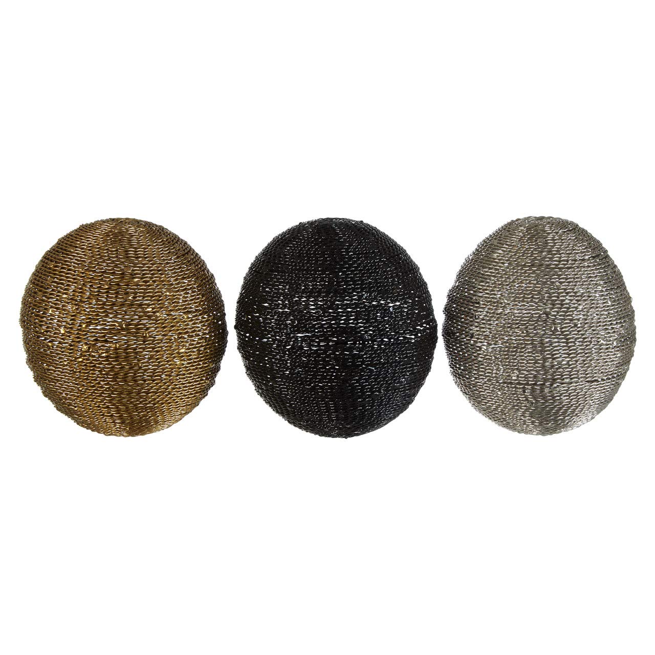 Premier Housewares Decorative Spheres, Metal Multi-Coloured