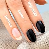 Sally Hansen Miracle Gel Blacky O 14.7ml Gel-Like Nail Polish No UV Light view 3