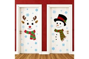 IMISHM Christmas Wall Decorations Christmas Door Decorations Christmas Window Decorations Christmas Door Stickers Christmas Wall Stickers for Christmas Holiday Decor
