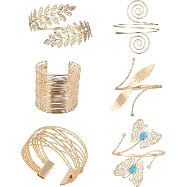 Brazaletes Para La Parte Superior Del Brazo Brazalete Dorado