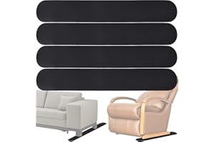 NITEGUY 4 Pack Anti-Slip Furniture Rail Pads,Non Skid Furniture Pads for Recliners, Furniture Grippers, Gripper Pads, Furniture Pads for Hardwood Floors and Carpet,for Recliners,Sofa,couches,Chairs (30.7inch)