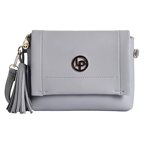 Lino Perros Womens Sling Bag (Grey)