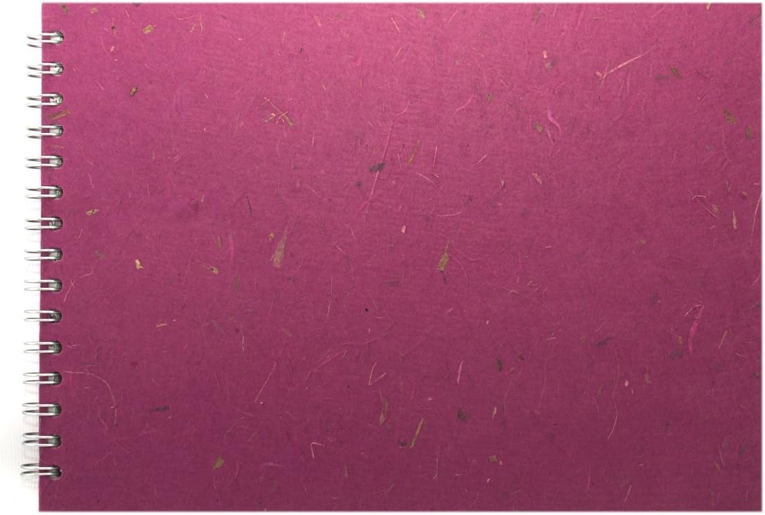Pink Pig A4 Landscape Posh Banana Pig Sketch Book - Berry