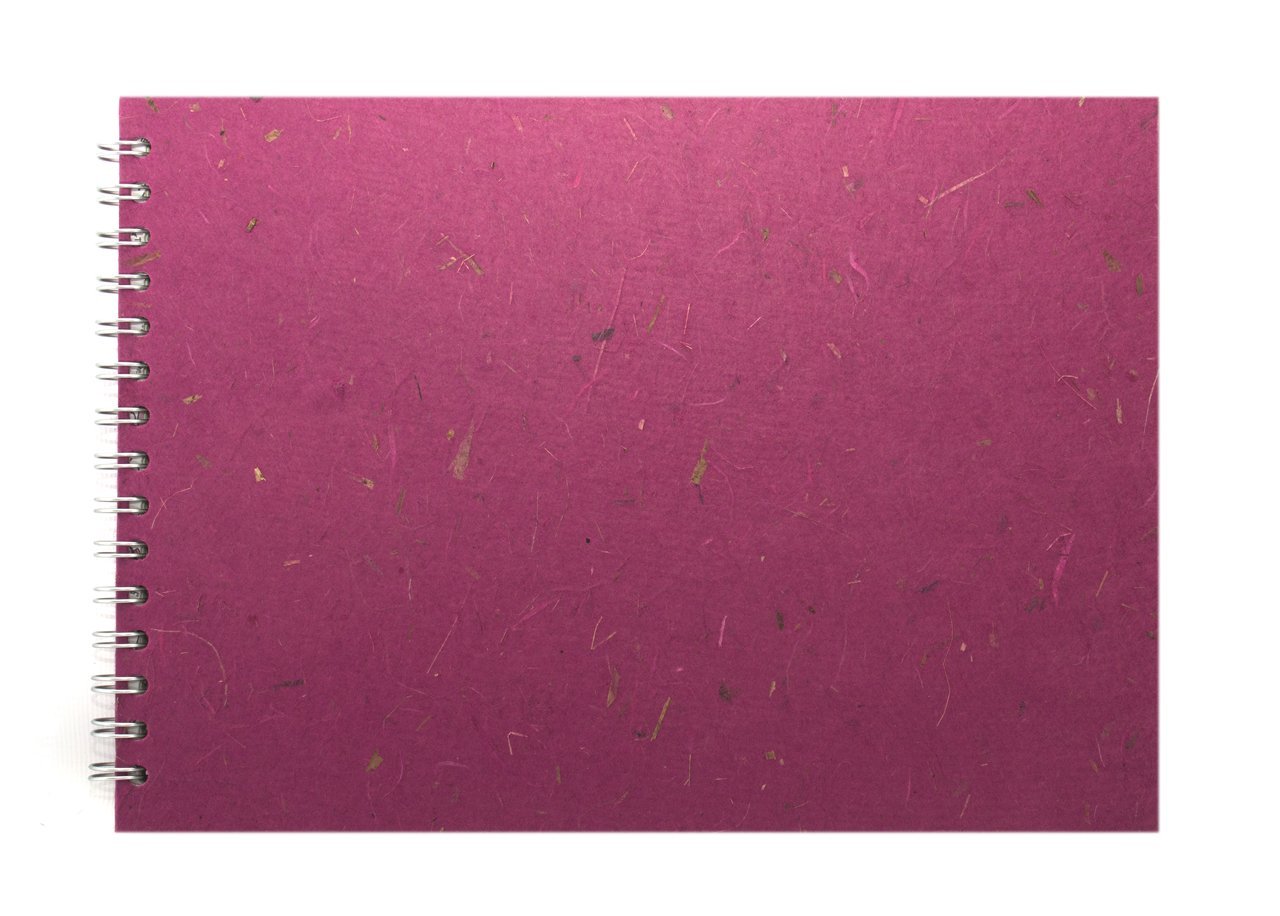 Pink Pig A4 Landscape Posh Banana Pig Sketch Book - Berry