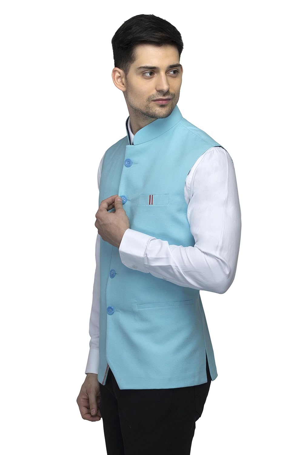 favoroski men's sleeveless bandhgala modi jacket