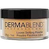 Dermablend Loose Setting Powder, Face Powder Makeup & Finishing Powder for Light, Medium & Tan Skin Tones