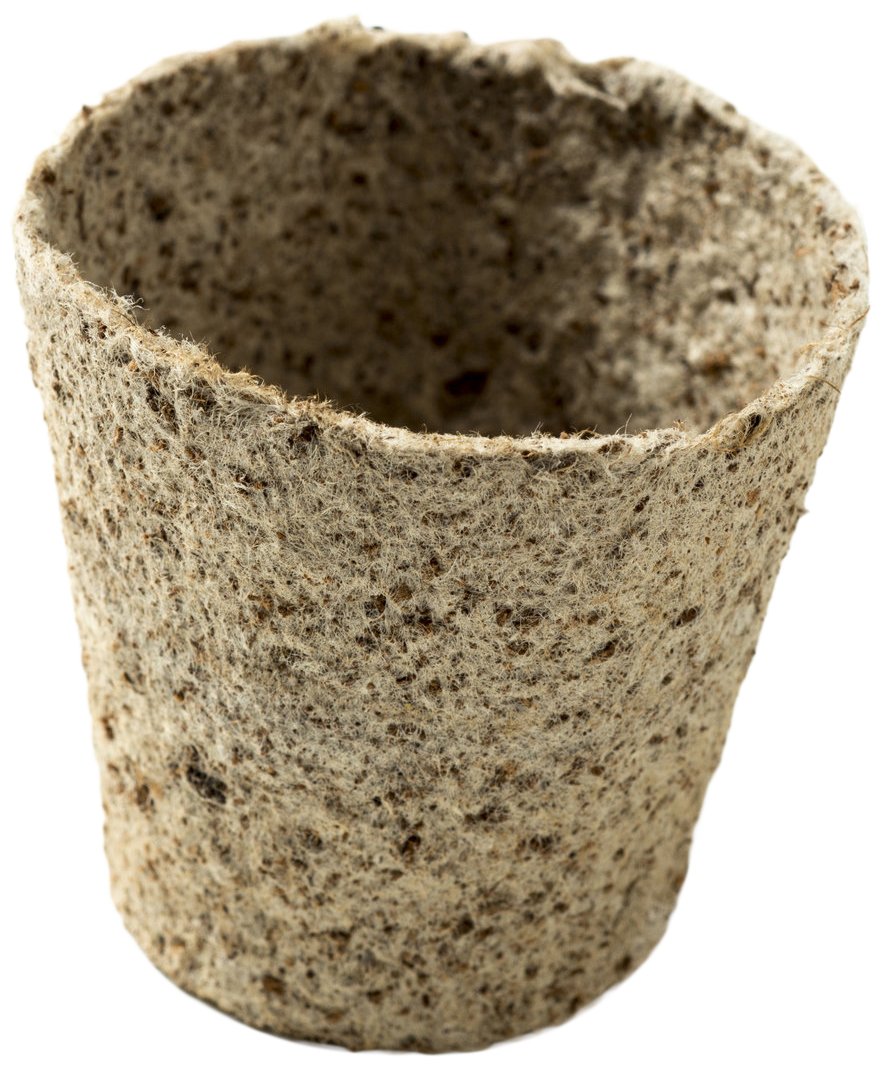Nutley's Round 6cm Peat-Free Fibre Plant Pots Biodegradable (Quantity: 50, Size: 6cm)