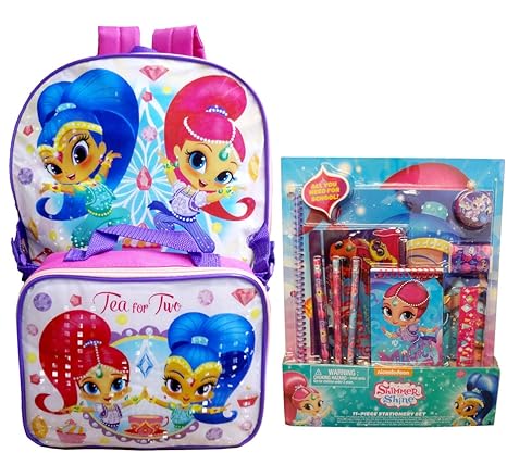 shimmer and shine school bag