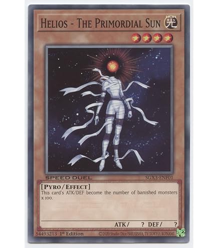 helios deck yugioh Help with Helios : r/YugiohEdisonFormat