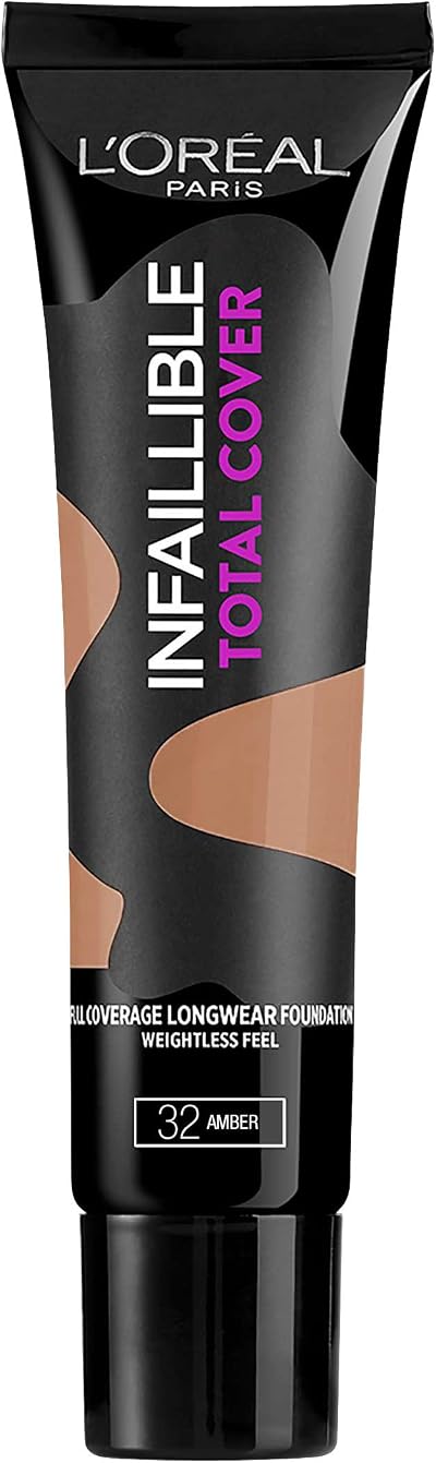 L'Oréal Paris Infallible Total Cover Foundation 32 Amber 35 g