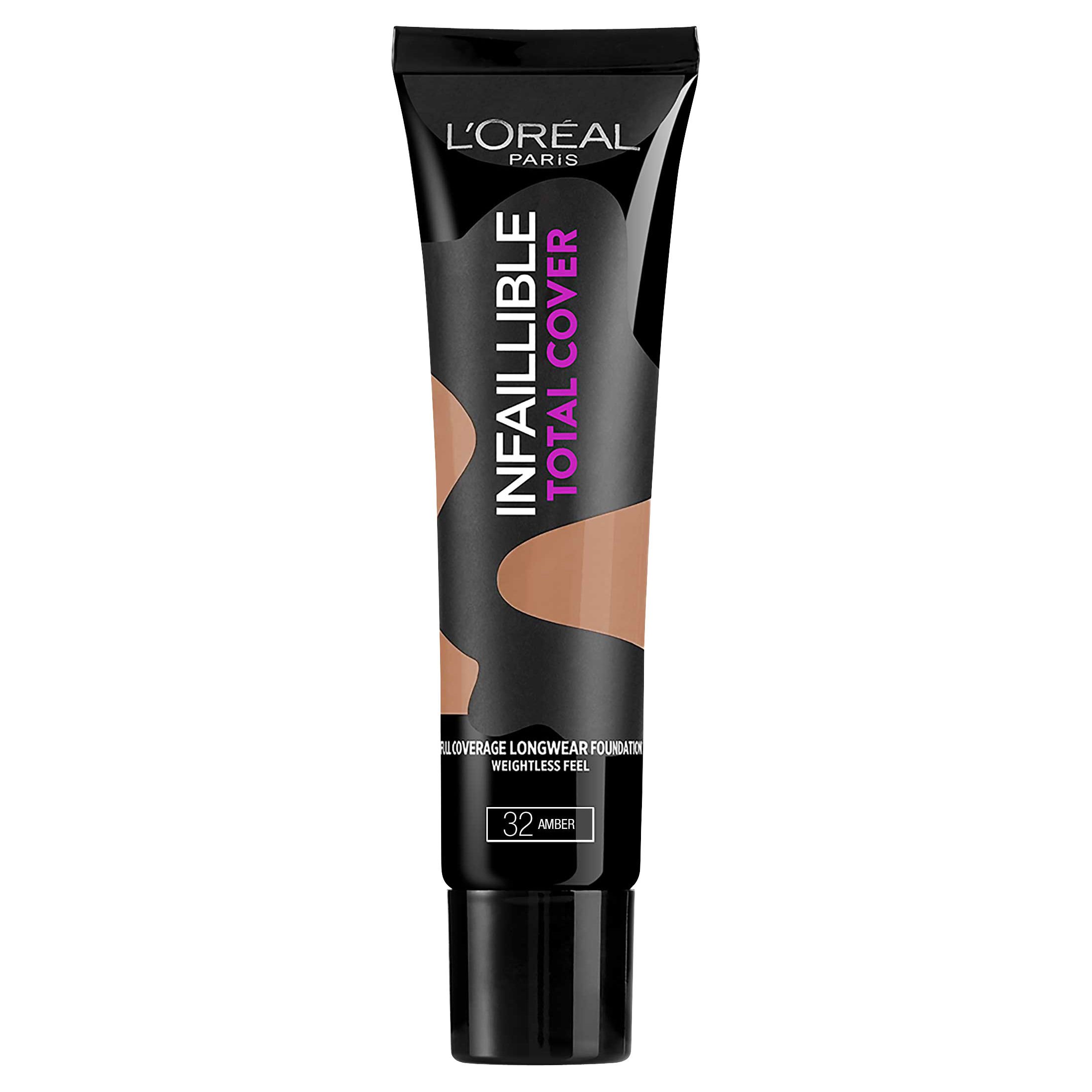 L'Oréal Infallible Total Cover Foundation, 32 Amber, 35 g — image 1