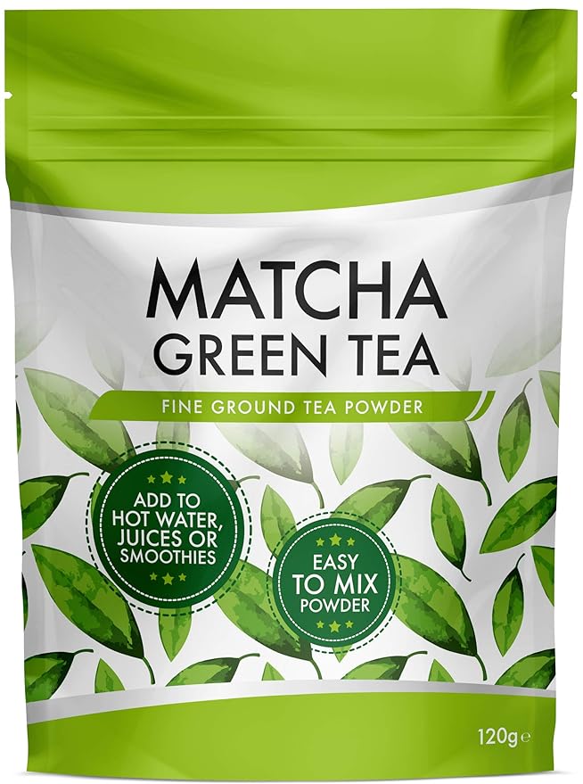 Matcha Green Tea Powder Large 120g Resealable Pouch Great Taste