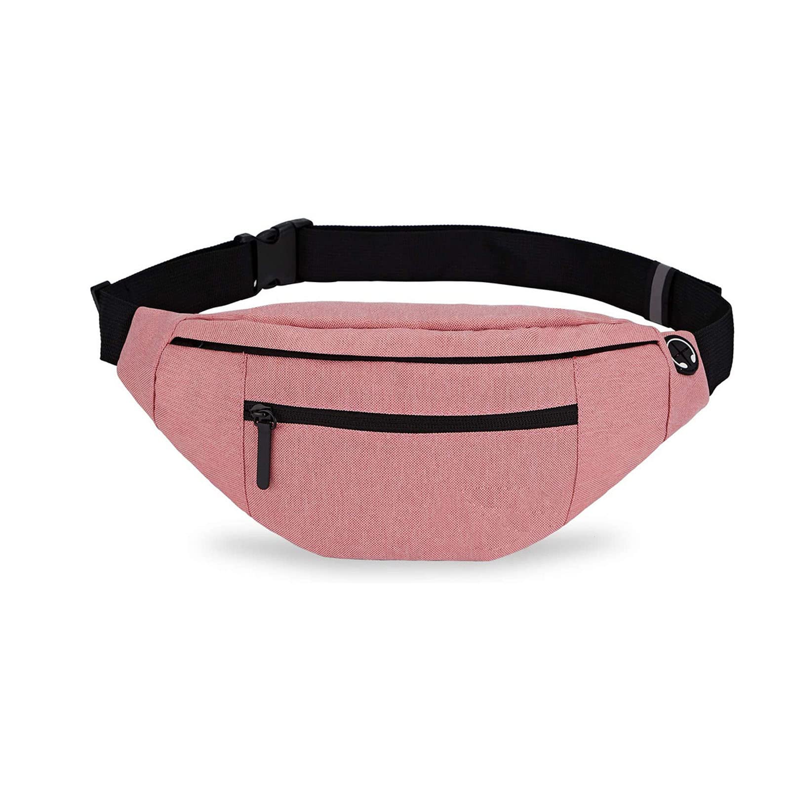 FANDARE Unisex Sling Bags Chest Shoulder Backpack Women Waist Bag Men Crossbody Bags Cover Pack Rucksack for Travel Hiking Bicycle Sport Gym Daypacks with Earphone Hole Small Daypacks Pink