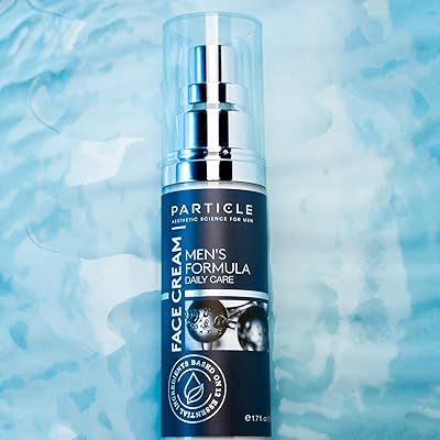 particle face cream for men