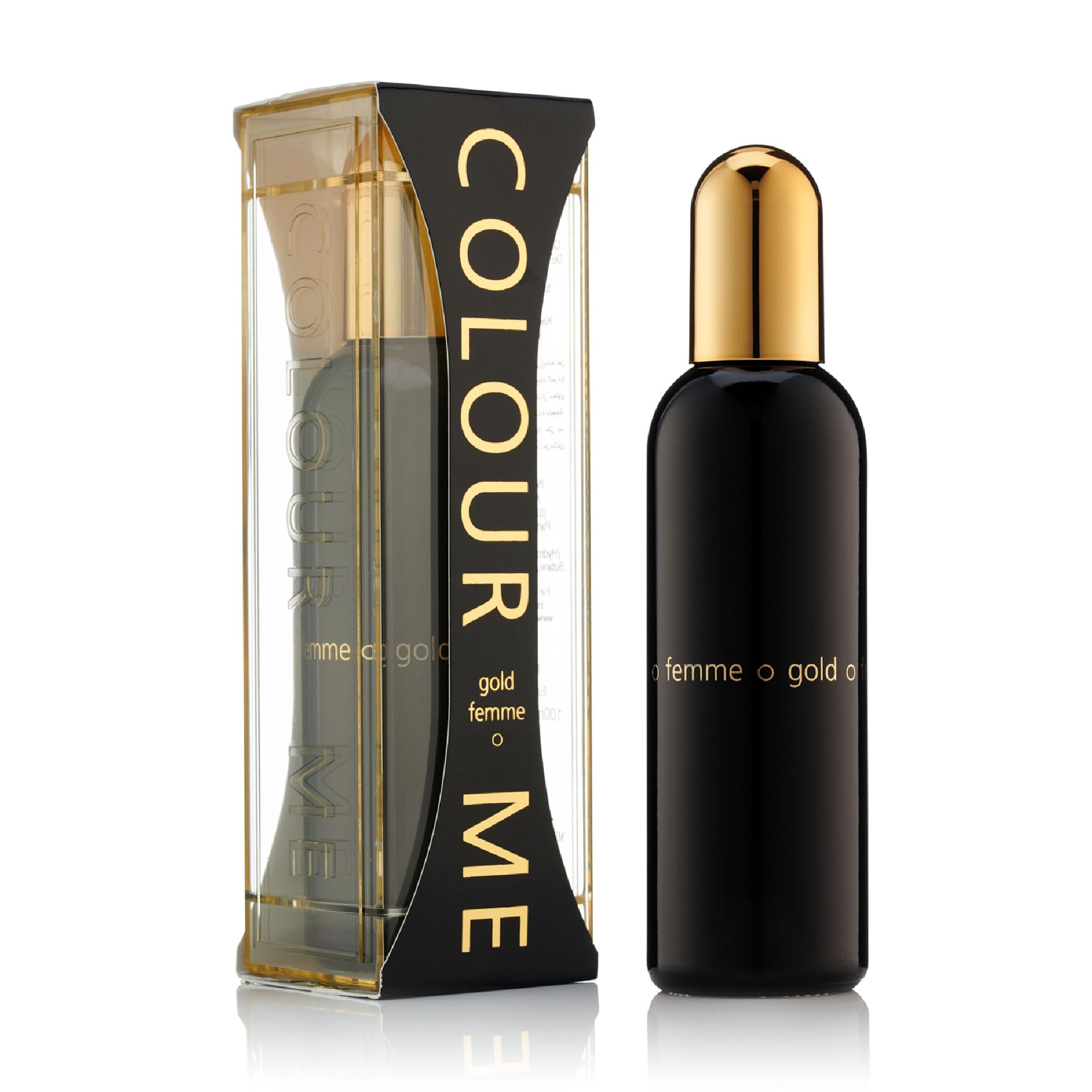 COLOUR ME Gold Femme Perfume for Women. 100ml Eau de Parfum. Luxury Fragrance - Ladies Perfume, Long Lasting Womens Perfumes by Milton-Lloyd