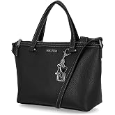 Nautica Mariner Women&rsquo;s Satchel Handbag with Crossbody Strap, Top Handle Hobo Purse Everyday Shoulder Bag