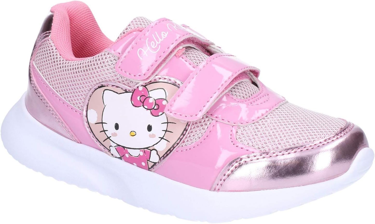 Leomil Girls Hello Kitty Adjustable Lightweight Trainers
