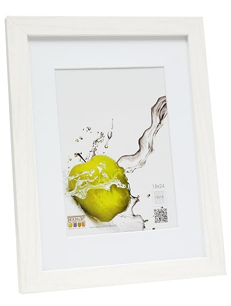 Deknudt 847168 Wandrahmen, Holz, 18 x 24 cm, weiß