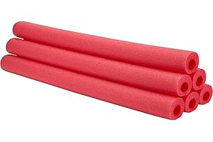 SPEEDWAY MOTORS Foam Roll Bar/Cage Padding, Set of 6, Red, 36 Inch