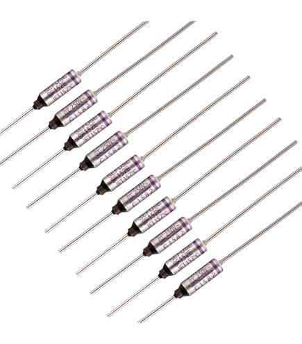 Fusibile Termico NEC/Schott SF94R0 99°C 15A 250V AC – Confezione Con 2 Capicorda A Crimpare