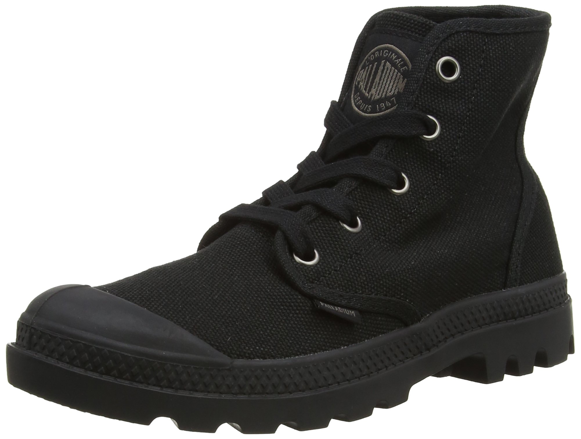 black canvas boots womens